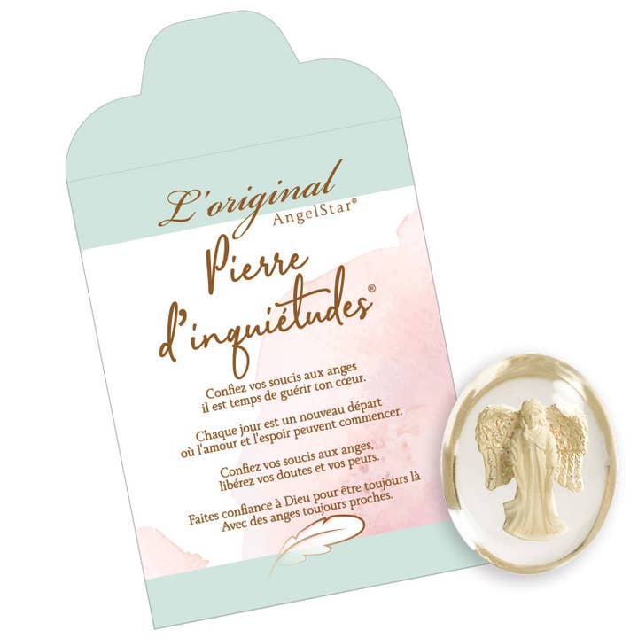 FRENCH - Angel of Grace Worry Stone for wholesale by Quanta Distribution Inc