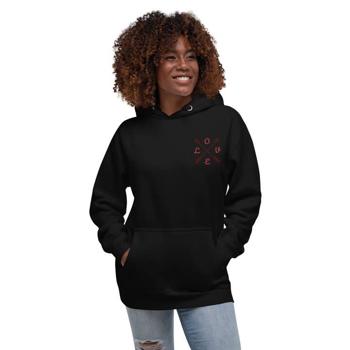 SulleTehty.com | MadeForYou.com - Wholesale Hoodie – Women's - "Love" naisten huppari
