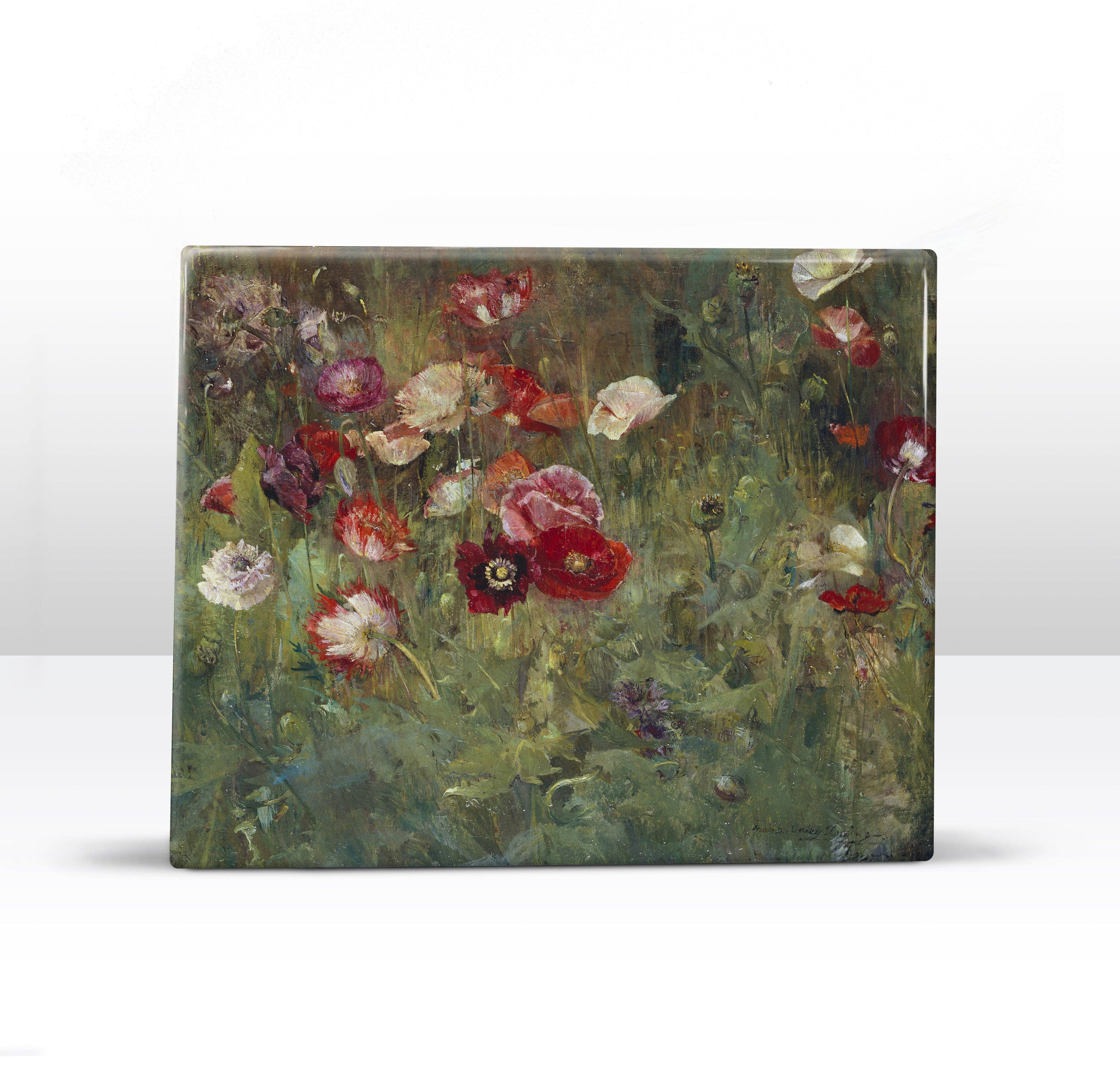Laqueprint – wholesale Art print – Laque print - Poppies - Maria Oakey Dewing - 24 x 19.5 cm - LP2711