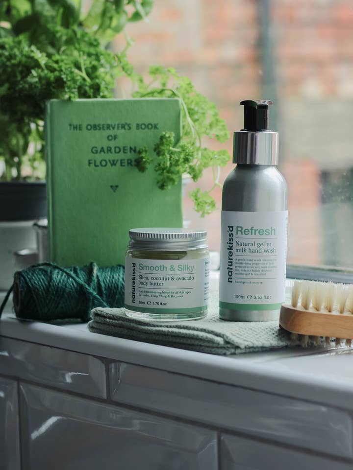 Hand Wash and Moisturizer Gardeners Gift Set for Dry Hands for wholesale by Naturekissd Hair and Skin