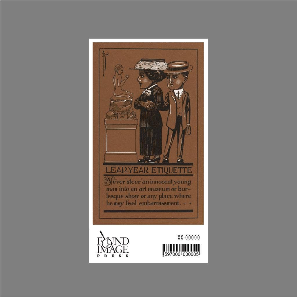 Found Image Press - Wholesale Sticker - Sticker LS-181 Leap Year Etiquette1