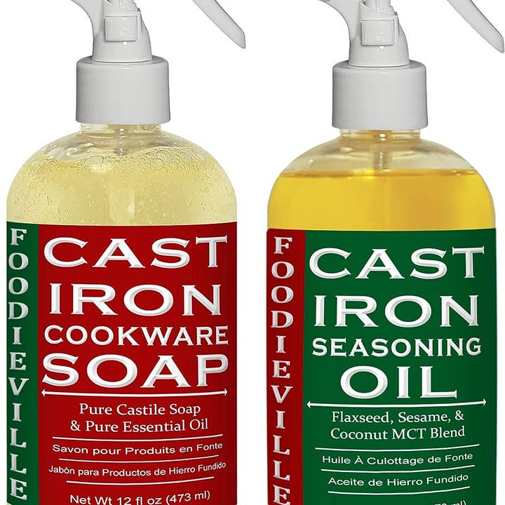 Creation Farm Inc - Wholesale Dish Soap - Foodieville Cast Iron Soap For Cleaning Cast Iron Cookware With Natural Plant Based Formula Safely Preserves Seasoning3