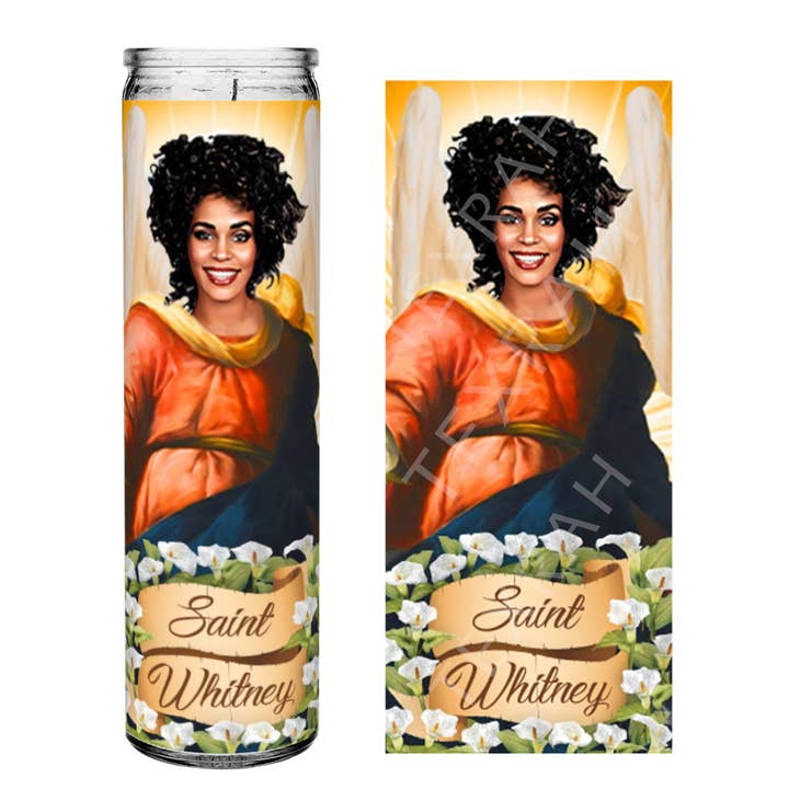 Saint Whitney Houston kändisbönparodiljus för wholesale av Texrah