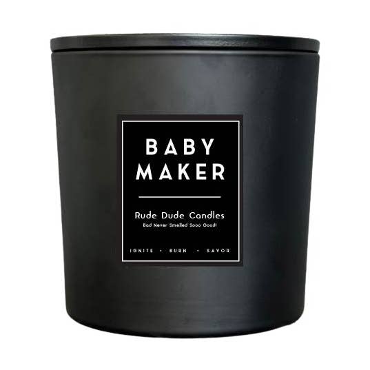 BABY MAKER - Rude Dude Fragrances Candle 55 oz for wholesale by Rude Dude Fragrances by Cali Cosmetics, Inc.