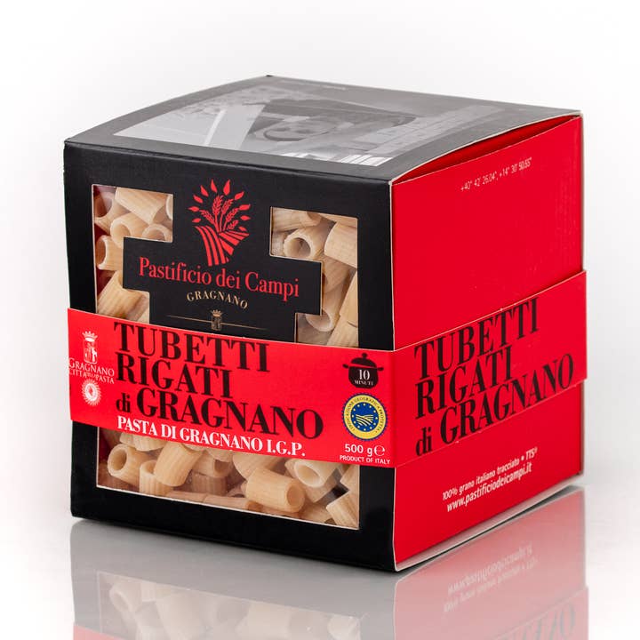 Pasta di Gragnano PGI - Tubetti Rigati, 500g Made in Italy for wholesale by Pastificio dei Campi