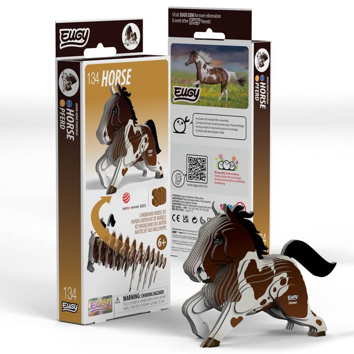 EUGY Horse 3D Puzzle for wholesale by Safari Ltd.