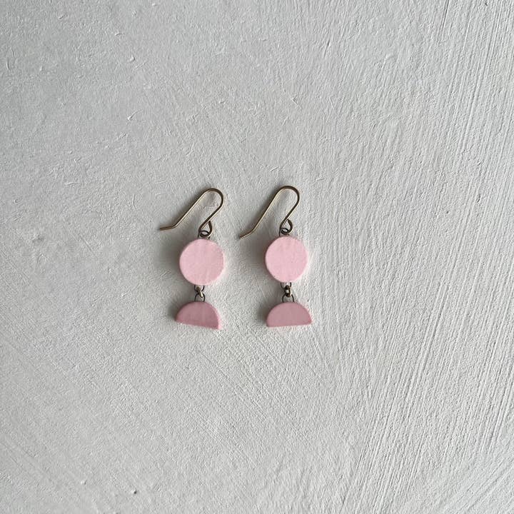 Clay by Shay - Wholesale Dangle Earrings - Kolbies | Blush