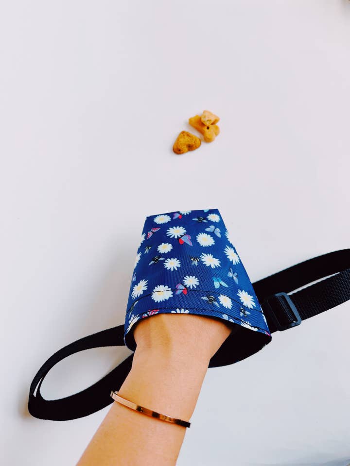 dog treat pouch, bag for dog obedience school, treat holder for wholesale by Walking Paws Boutique