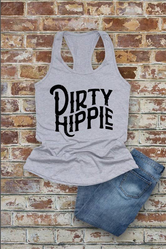 Top Avenue - Wholesale Tank Top - Women's - Dirty Hippie, Women Fit Fitted Racerback Tank Top8