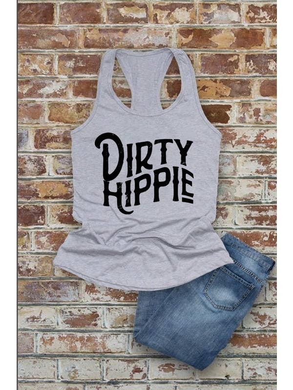 Top Avenue - Wholesale Tank top – Women′s - Dirty Hippie, Women Fit Fitted Racerback Tank Top8