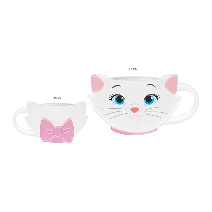 Silver Buffalo - Wholesale Coffee Mug - Disney Aristocats Marie Face Ceramic 3D Sculpted Mug