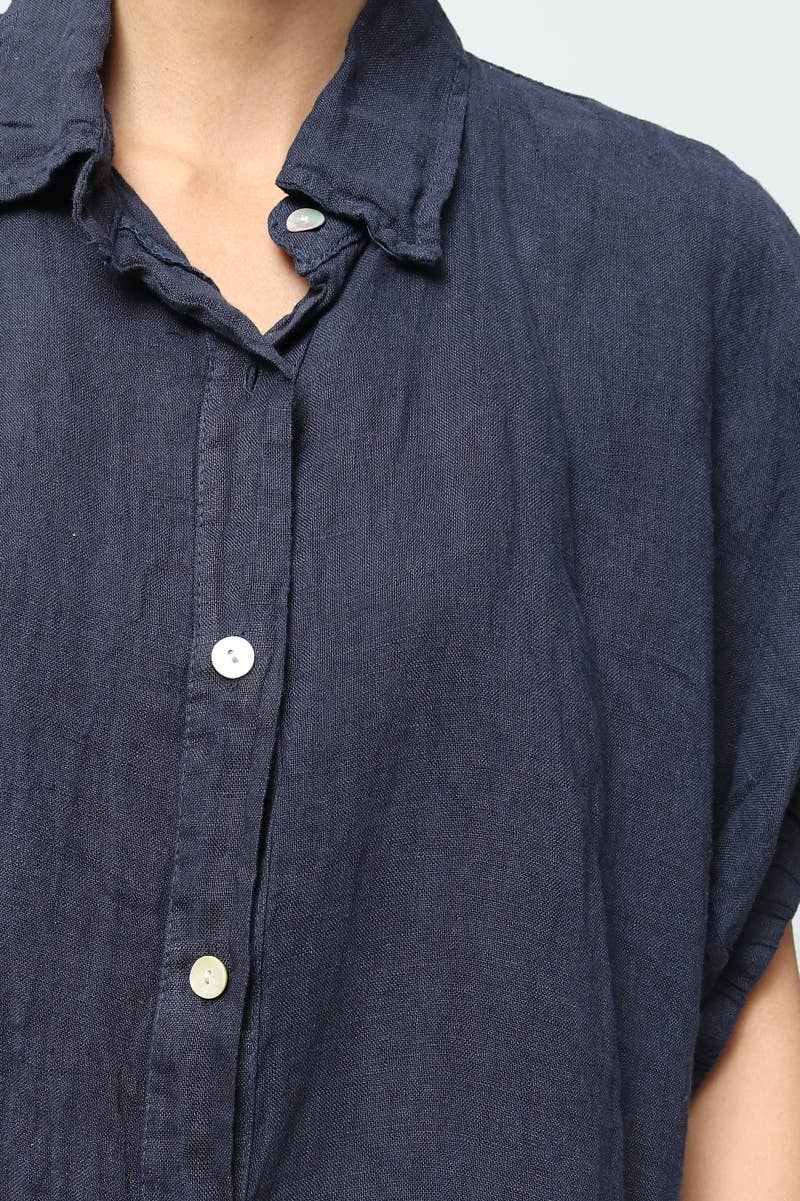 LÉA & LUC - Wholesale Button Down Shirt - Women's - 100% Linen Shirt REF. 285855