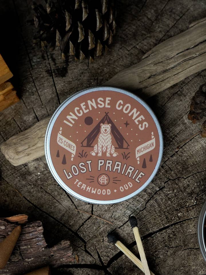 Lost Prairie | Teakwood + Oud Incense for wholesale by Ambush Candle Co.