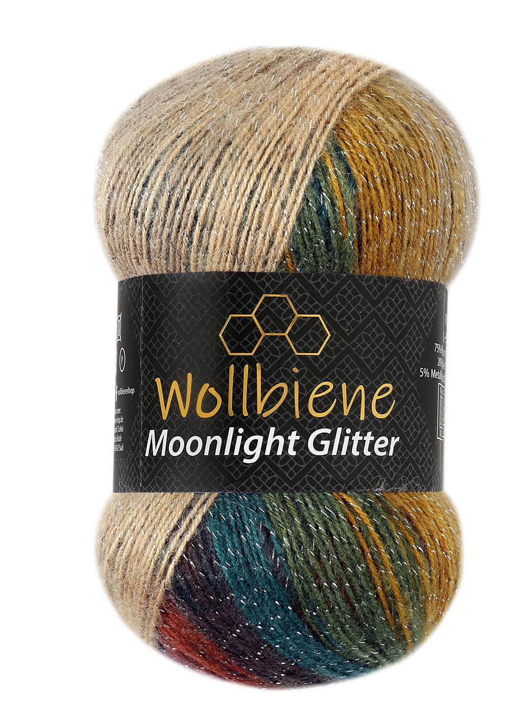Wollbiene - Wholesale Yarn - woolen bee moonlight glitter batik crochet knitting wool3