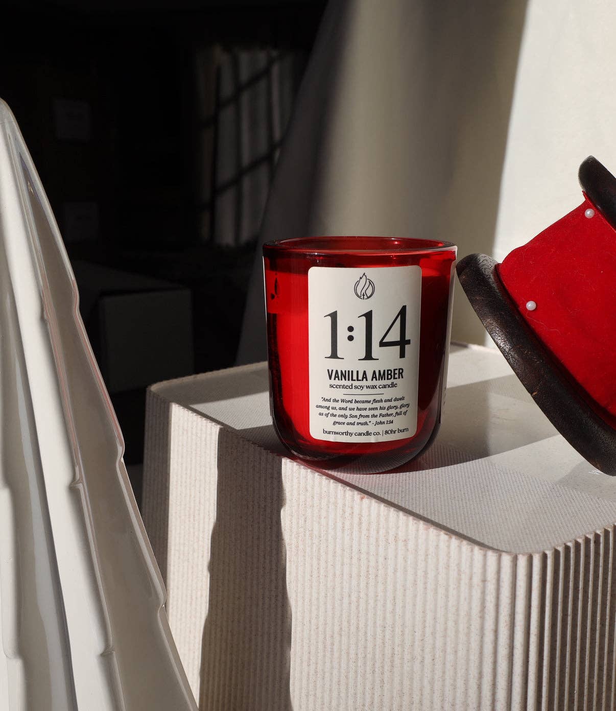 Burnworthy Candle Co. - Wholesale Jar/Filled Candle - Vanilla Amber Soy Candle | 80hr Burn1