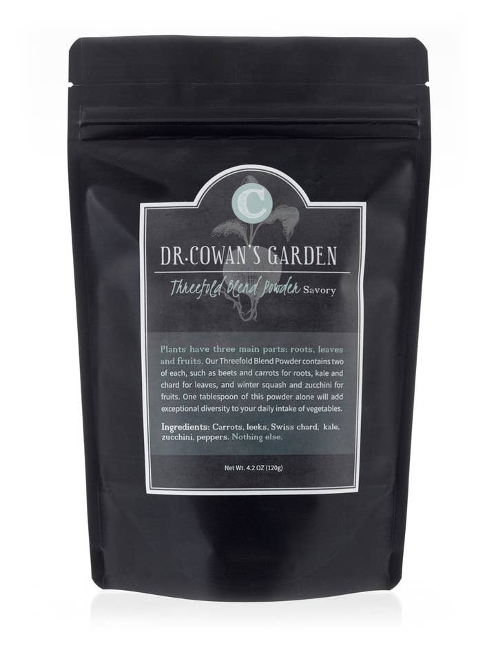 Pó Triefold Blend Biológico - Savory (Bolsa de Recarga) por atacado de Dr. Cowan's Garden