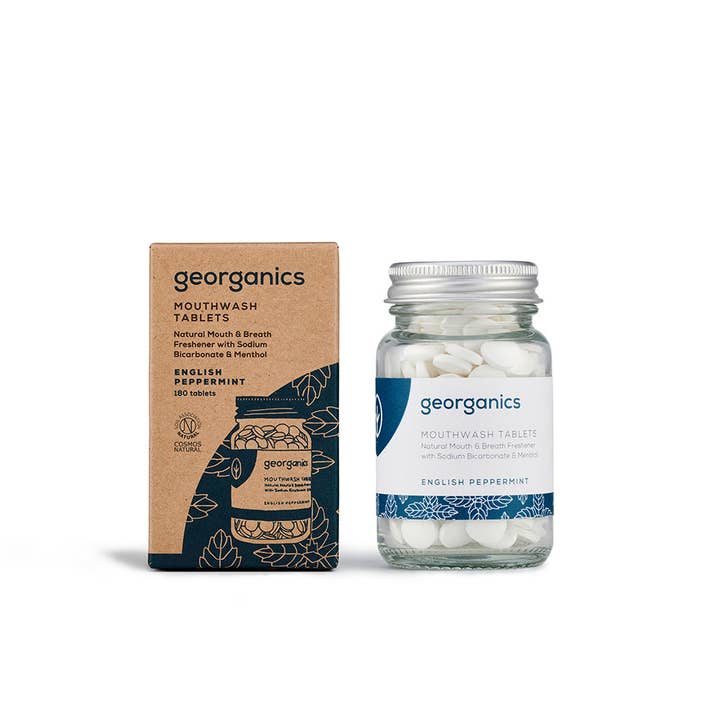 Georganics – Großhandel Mundwasser – Mundwasser-Tabletten - Peppermint