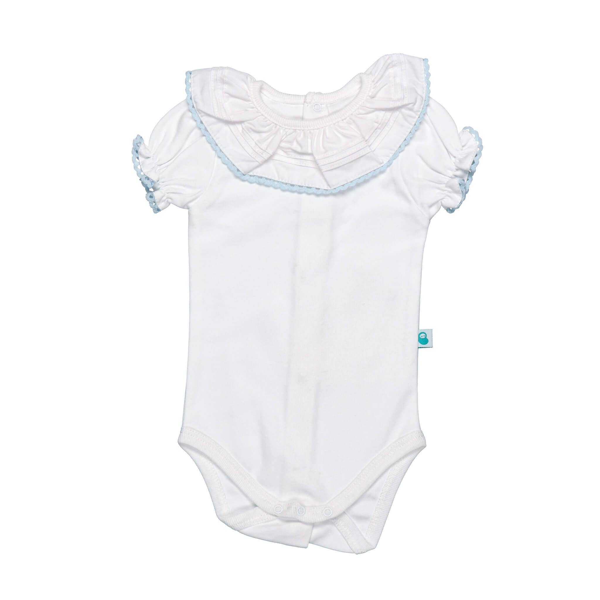 Bean Baby Clothes - Wholesale Bodysuit (Non-Footed) - Baby - Cotton Baby Bodysuit Onesie with Greek Lace Collar19