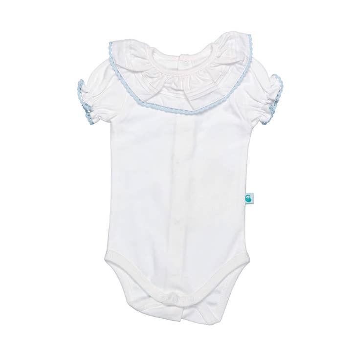 Bean Baby Clothes - Wholesale Bodysuit (Non-Footed) - Baby - Cotton Baby Bodysuit Onesie with Greek Lace Collar19