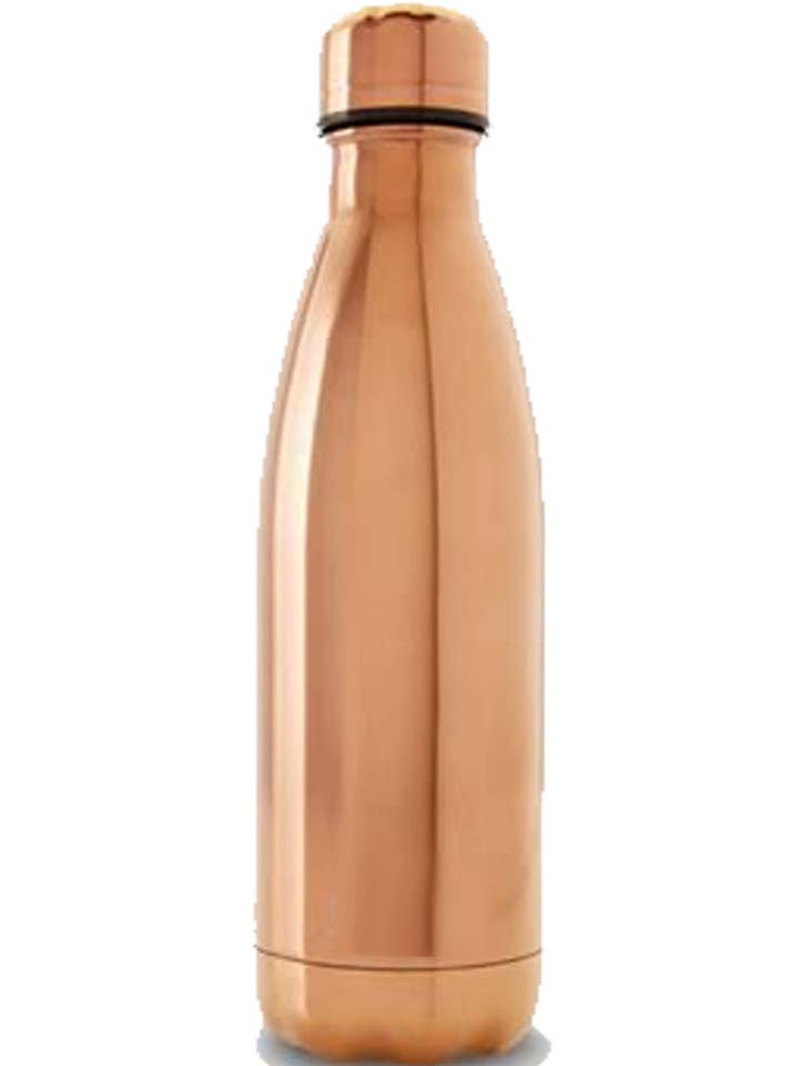 Garrafa de Água - Aço Inoxidável e Reutilizável - Cobre por atacado de Sock Geeks