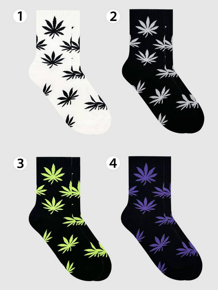 Men's Crew Hemp Long Board Socks for wholesale by 7DAYSSOCKS