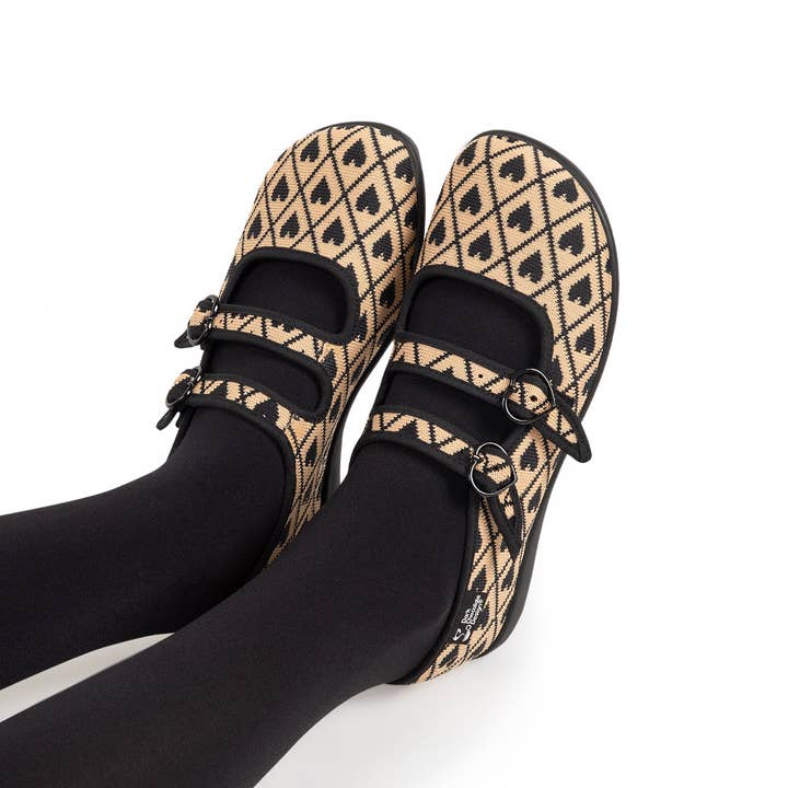 Hot Chocolate Design - Wholesale Flats - Women's - Chocolaticas® I Wove You 2 Women's Mary Jane Flat