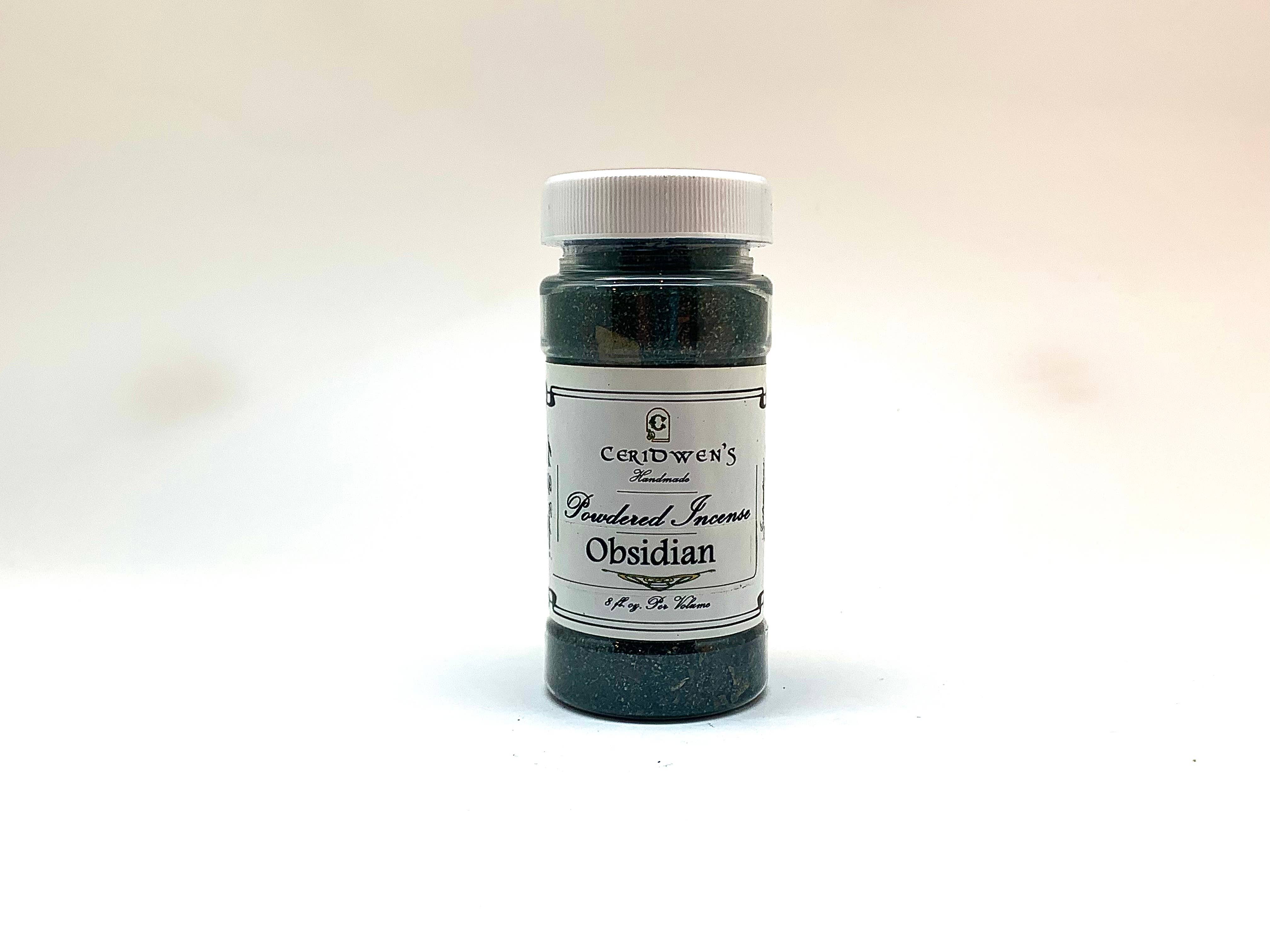 Ceridwen’s - Wholesale Incense - Obsidian Powdered Incense - protection, healing, intuition