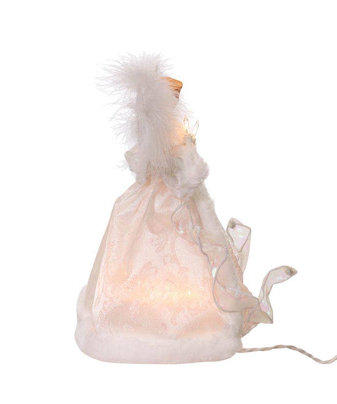 Kurt S. Adler, Inc. - Wholesale Tree Topper - 10"UL 10/L WHITE ANGEL TREE TOPPER2