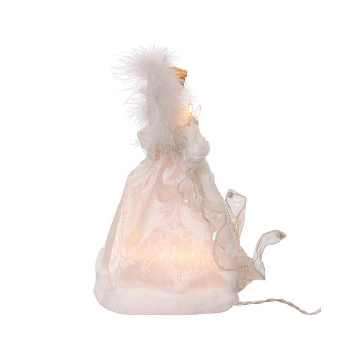Kurt S. Adler, Inc. - Wholesale Tree Topper - 10"UL 10/L WHITE ANGEL TREE TOPPER2