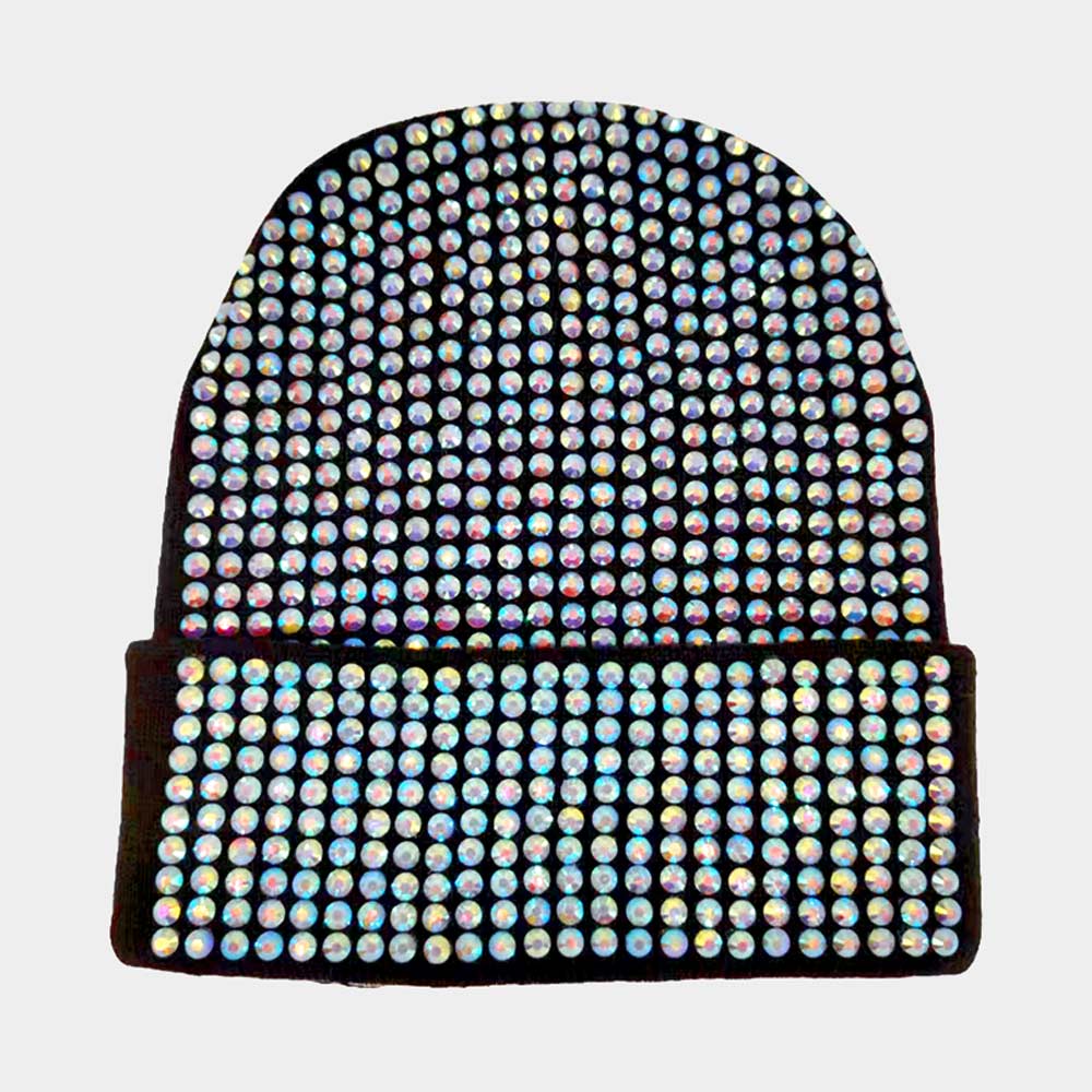 Sensibling Corp. - Venta al por mayor Gorro de lana - Mujer - Gorro de punto liso con tachuelas0