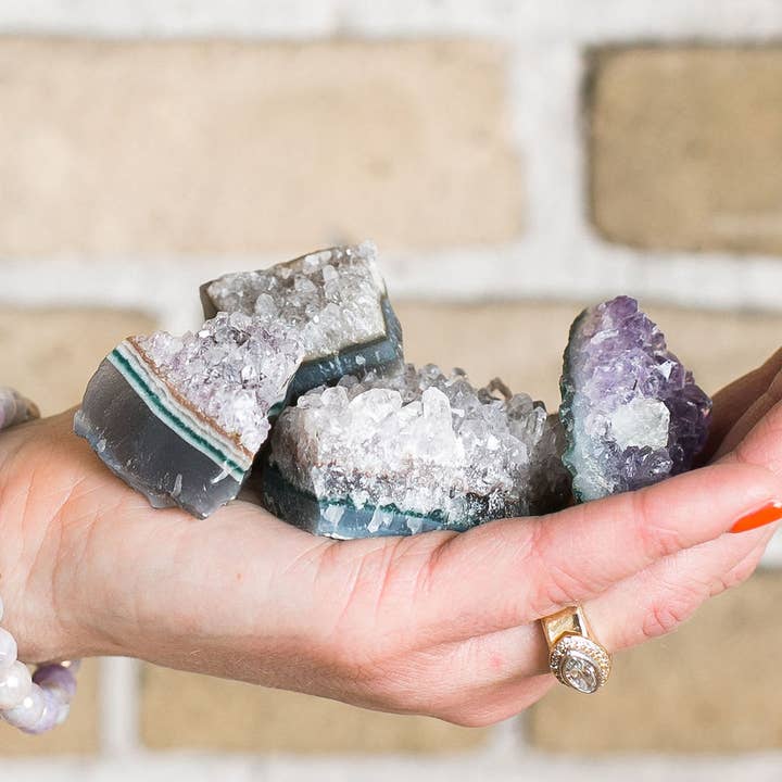 Cristal de Ametista | Cluster de Ametista Raw Solto | Fabricado nos EUA por atacado de Infinite Warrior