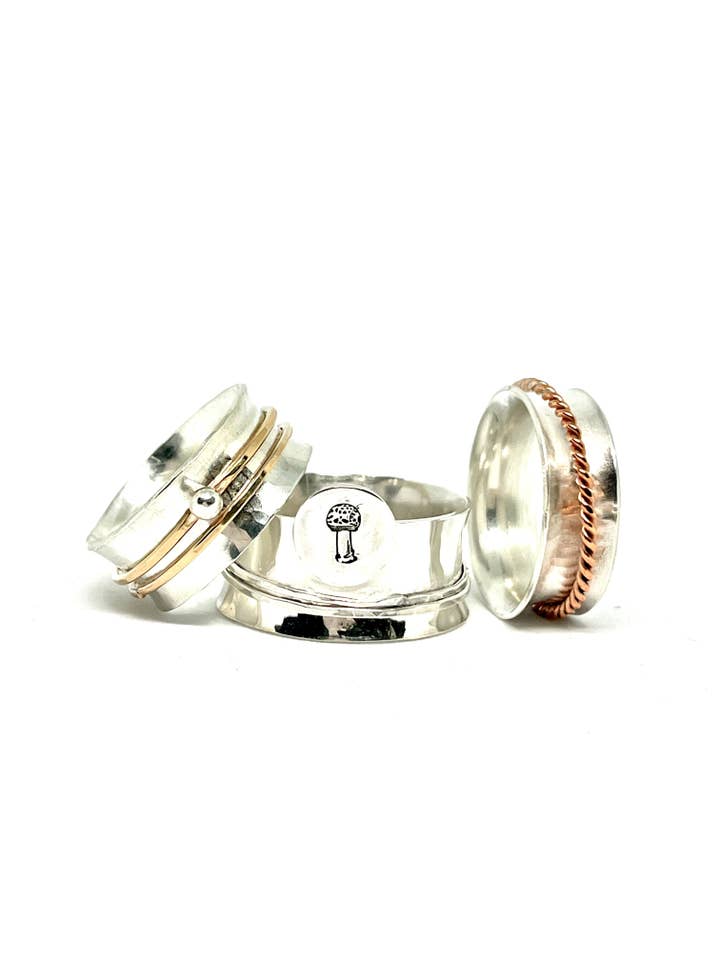 Spinner ringen voor wholesale door SchaeferWorks Jewelry