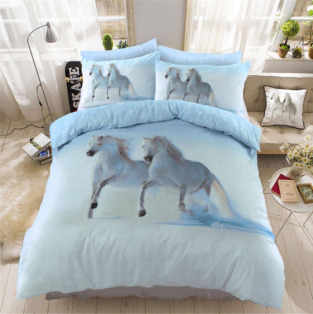 Pretty Little Bed - Wholesale Bedding Set - New 3D Animal Print Duvet Cover Set Bedding Sheet Pillowcase Single Double King6