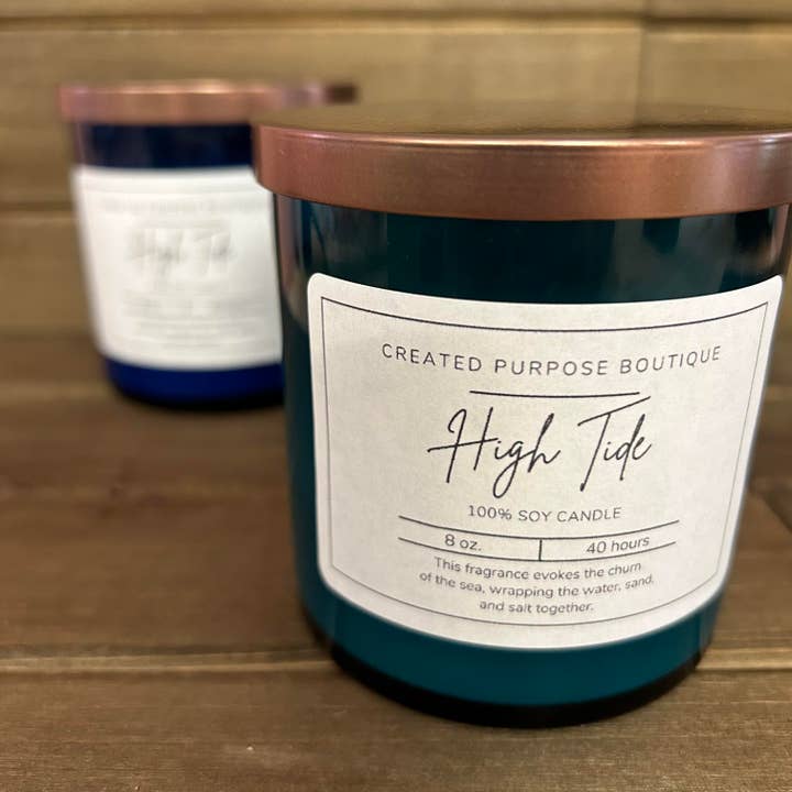 High Tide - Soy Wax Candle - 8oz Tumbler for wholesale by Created Purpose Boutique