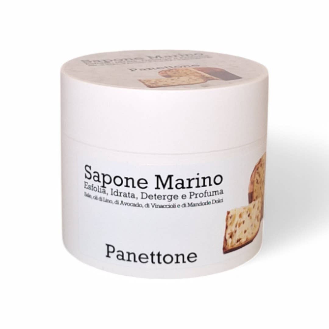 pirotta srl – Großhandel Feste Seife – L35 | Marine Seife 200 ml Panettone0