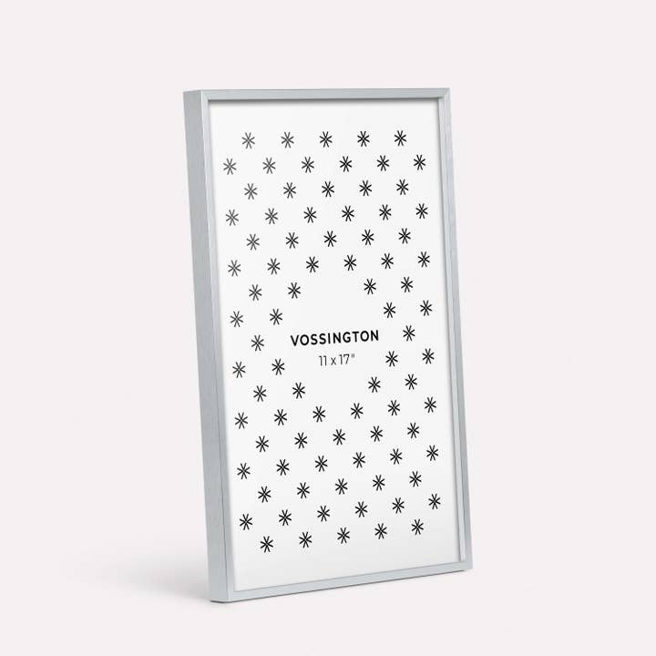 Vossington - Wholesale Picture Frame - 11x17" Thin Frame, Silver