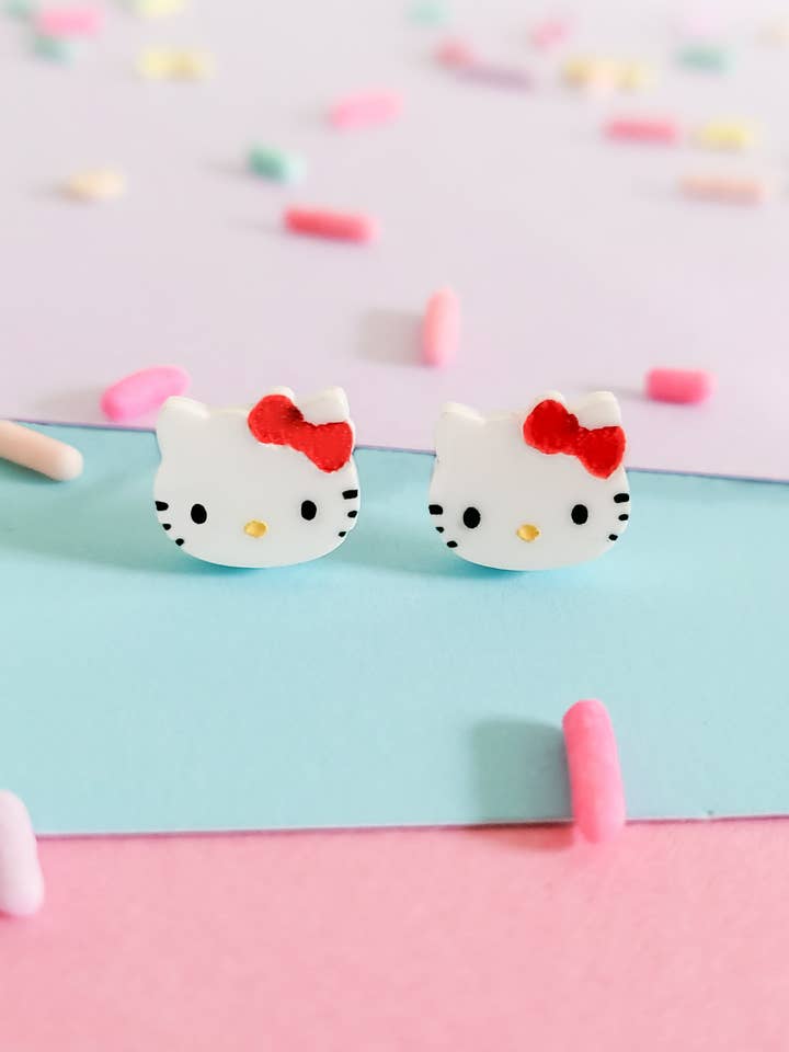 Hypoallergena örhängen i rostfritt stål, H-formade för wholesale av Pop Pastel