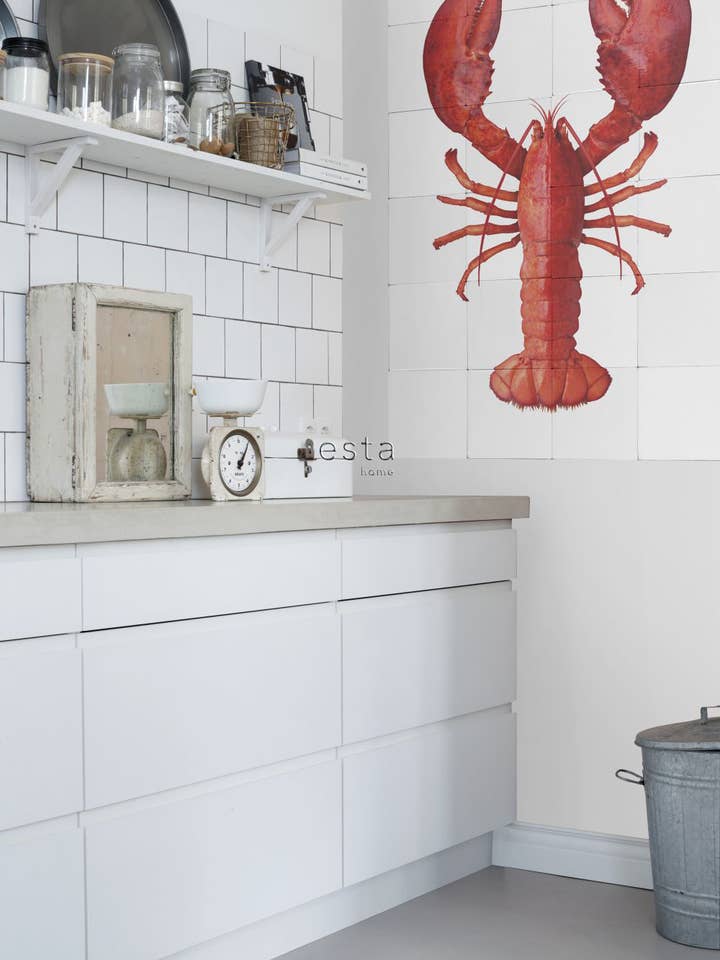 Wall Sticker Lobster for wholesale by The Design Department b.v.