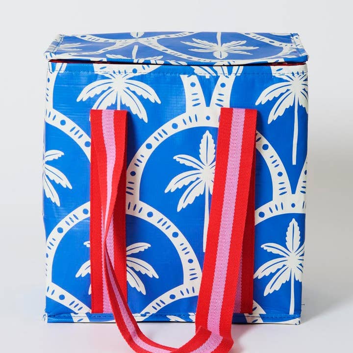 Project Ten Pty Ltd - Wholesale Cooler/Cooler Bag - Medium Insulated Tote – Blue Palm