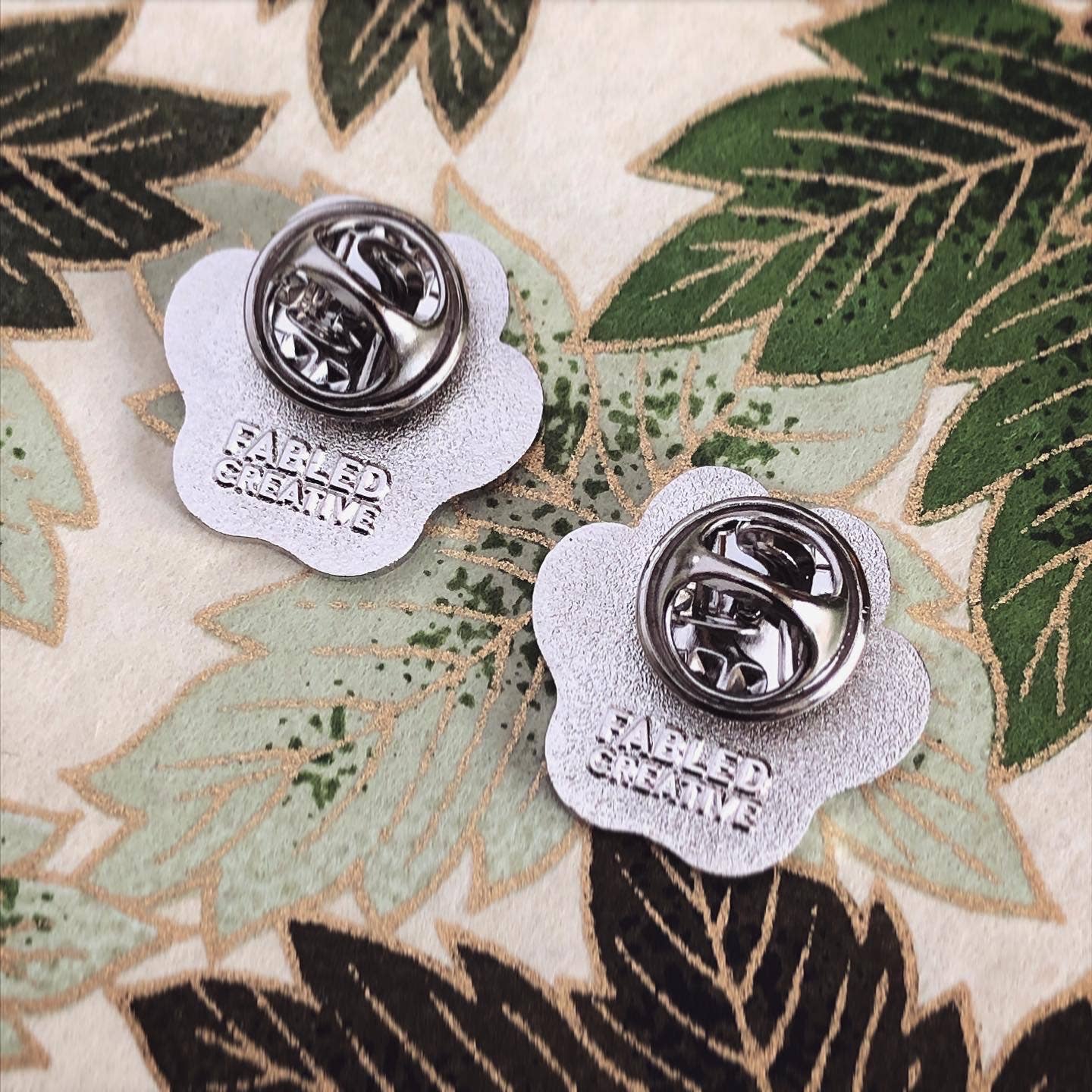 The Fabled Creative Co. - Wholesale Lapel Pin/Button - Cat Paws - Enamel Pin Set1
