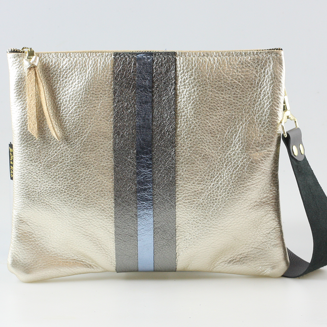 Zina Kao Exclusives – wholesale Crossbody bag – Women's – The METALLIC Stripe Taylor8