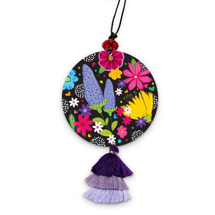 Wildflower Blossoms Sun Catcher, Room Charm, Car Charm for wholesale by LindaGeez