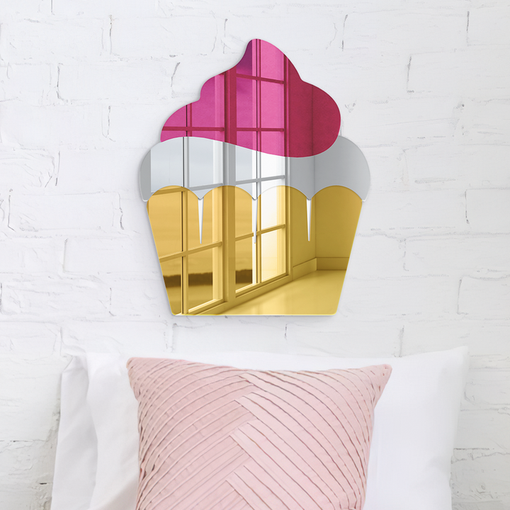 4ArtWorks - Wholesale Wall Mirror - Cupcake | Acrylic Art | Mirrored Wall Decor2