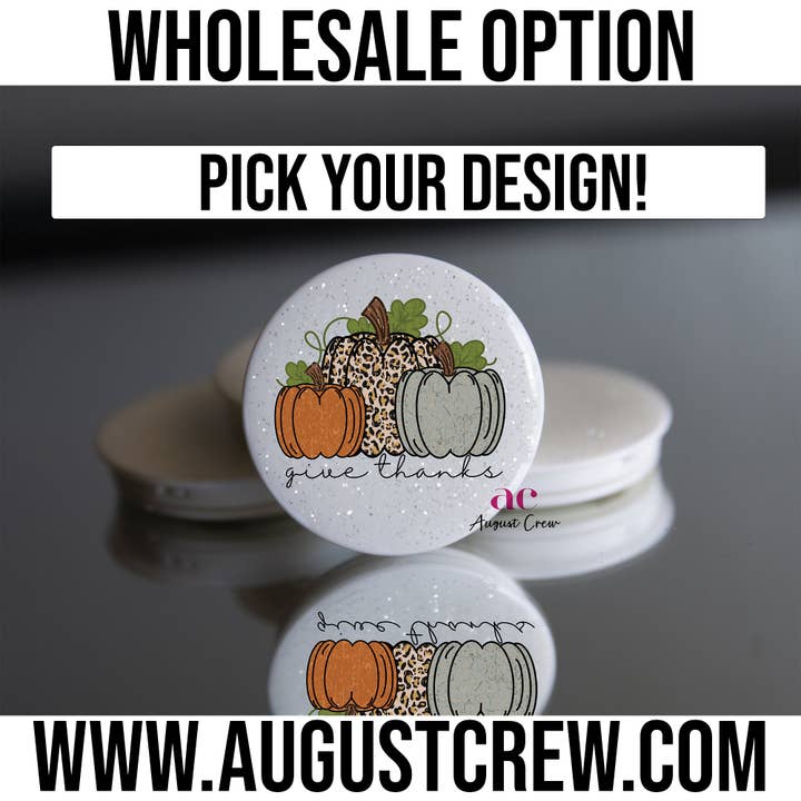 Custom Phone Grips for wholesale by August Crew
