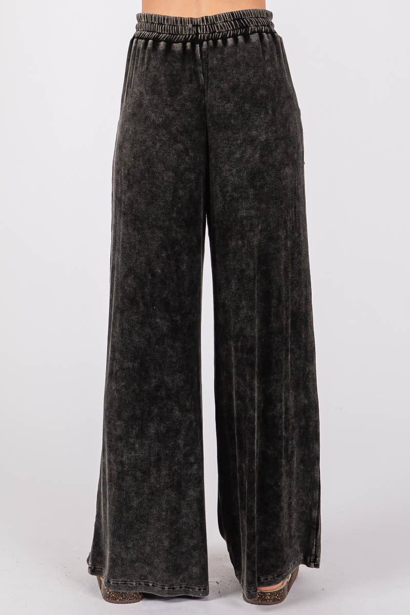 Sewn and Seen - Wholesale Lounge Set - Women's - MINERAL WASHED TOP AND PANTS RIB SETS17