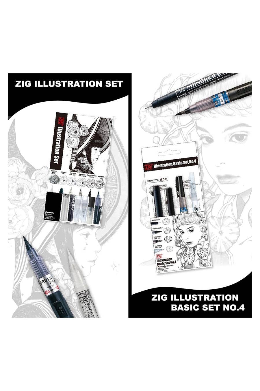 Chartpak, Inc. - Wholesale Art Set - Kids & Baby - Zig® Illustration Drawing Sets9