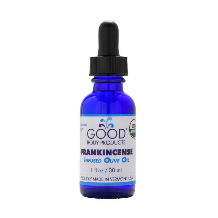 Frankincense-Infused Olive Oil for wholesale by Good Body Products