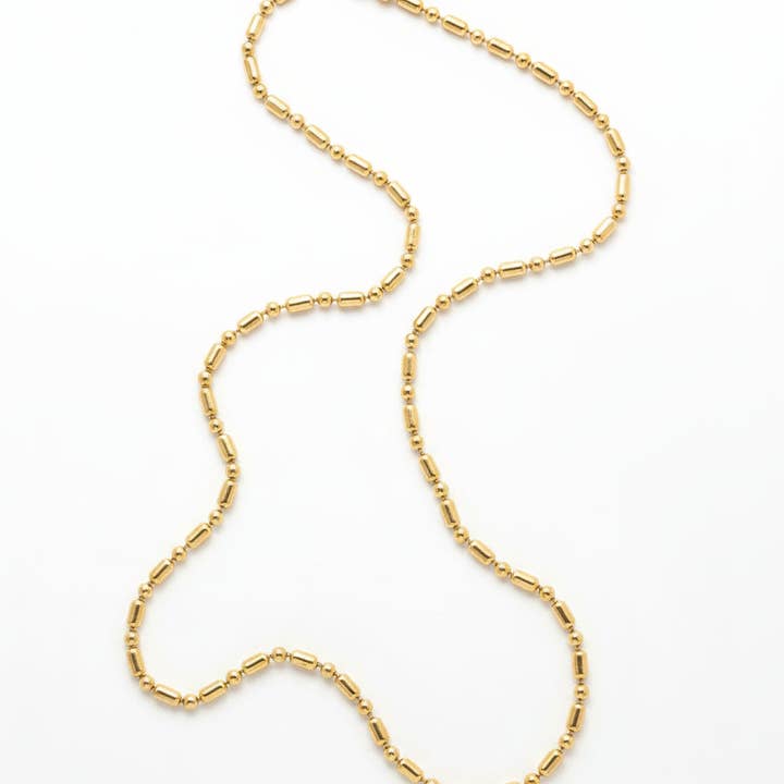 Dea Dia - Wholesale Schakelketting - Gouden vintage ketting met kogelketting6