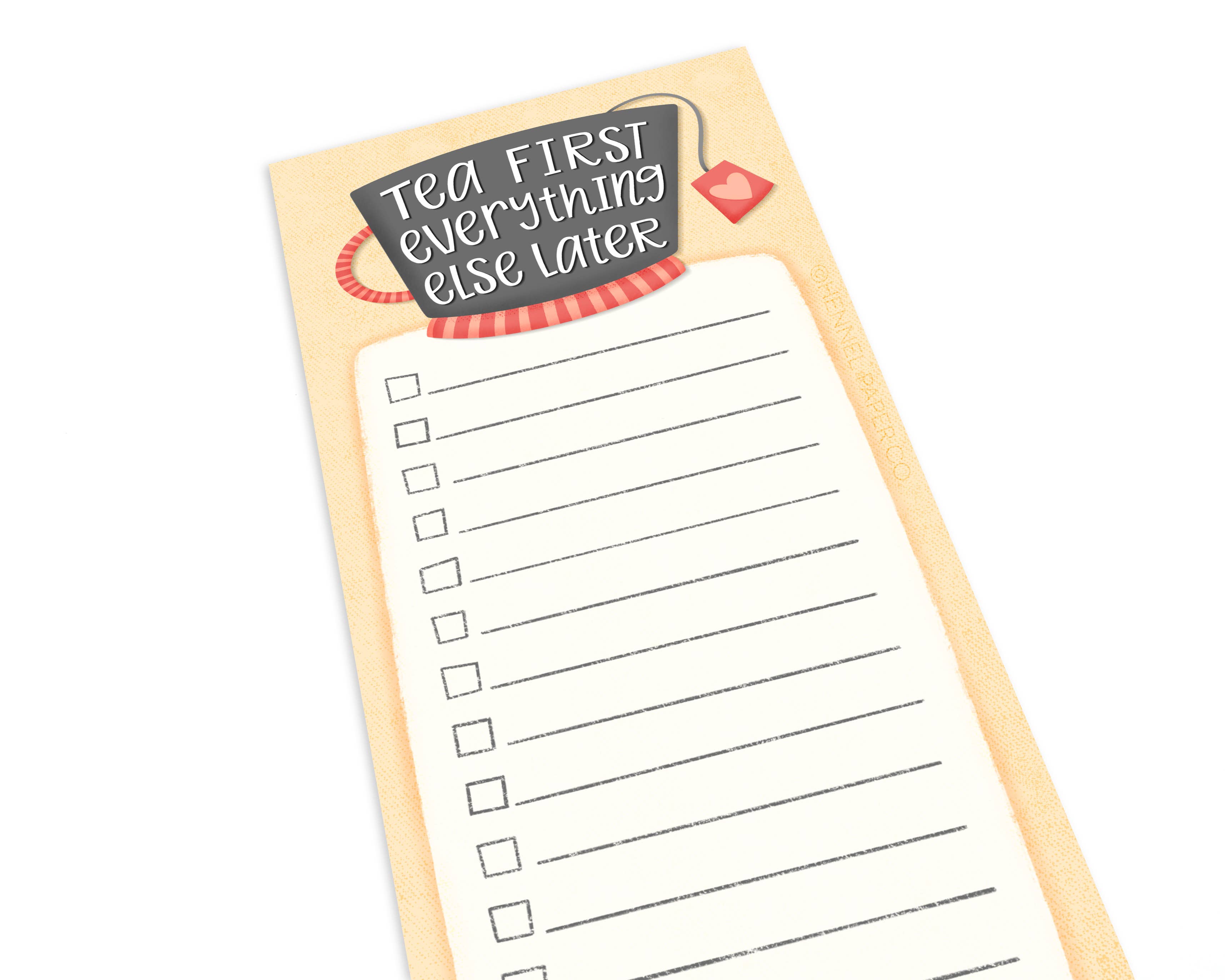 Hennel Paper Co. - Wholesale Notepad - Notepad - Tea First3