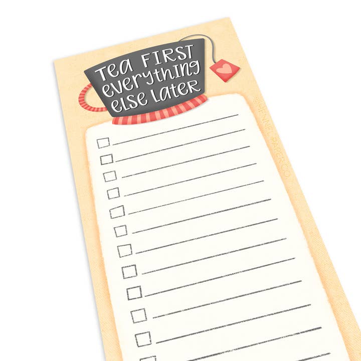 Hennel Paper Co. - Wholesale Notepad - Notepad - Tea First3